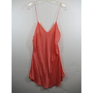 Vintage 90s Victoria's Secret Silk Chemise Babydoll Women Medium Satin
